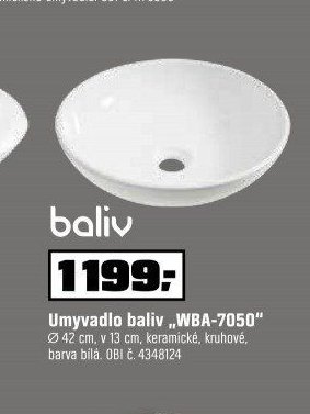 Umyvadlo baliv „WBA-7050“