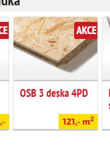 OSB 3 deska 4PD