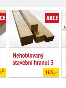 Nehoblovaný stavební hranol 3