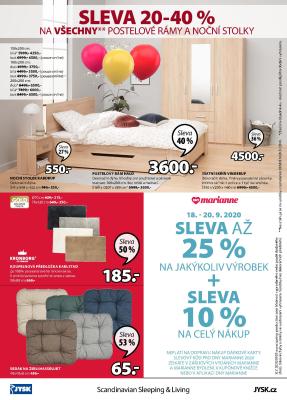 akční leták Jysk 17.9.2020-30.9.2020