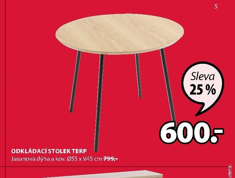 ODKLÁDACÍ STOLEK TERP
