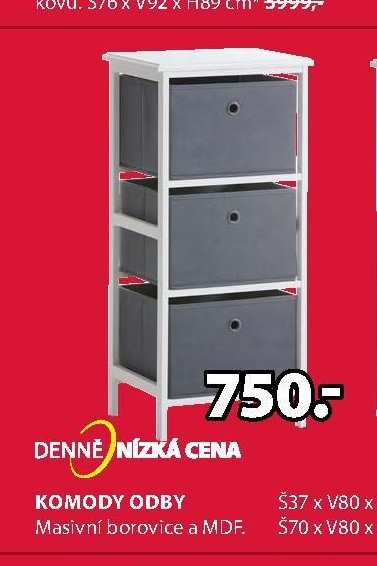 KOMODY ODBY (750,-)