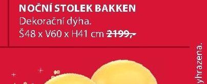 NOČNÍ STOLEK BAKKEN