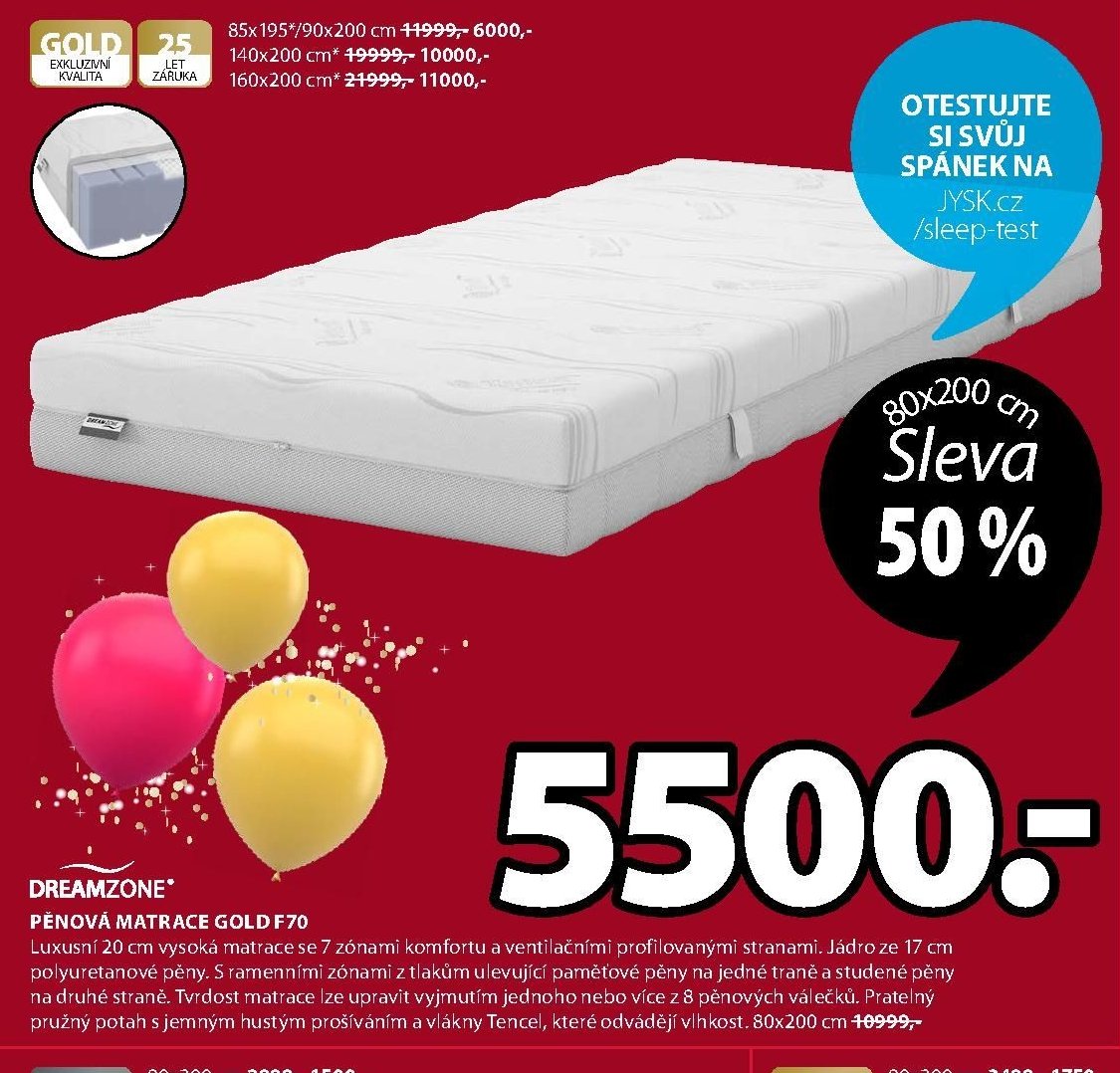 Matrace GOLD F70