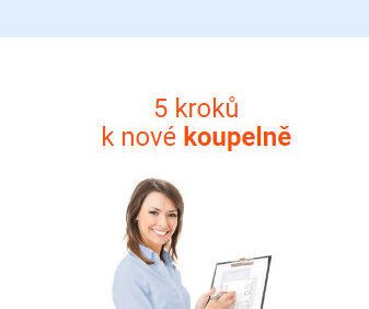 5 kroků k nové koupelně