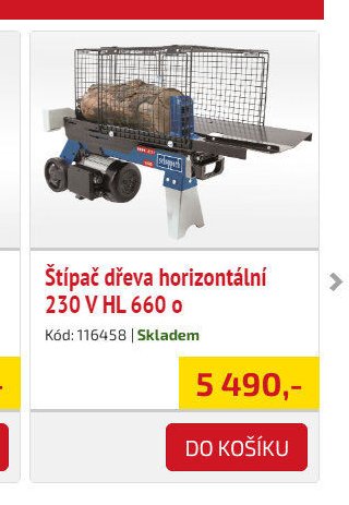 Štípač dřeva horizontální 230 V HL 660