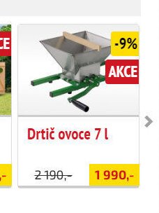 Drtič ovoce 7 l