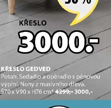 Křeslo GEDVED