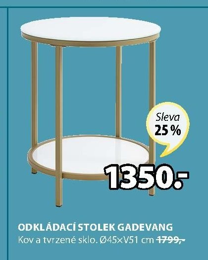 Odkládací stolek GADEVANG