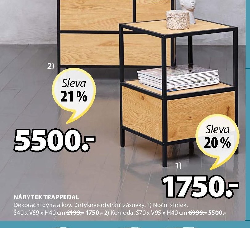 NÁBYTEK TRAPPEDAL
