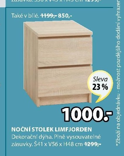 NOČNÍ STOLEK LIMFJORDEN
