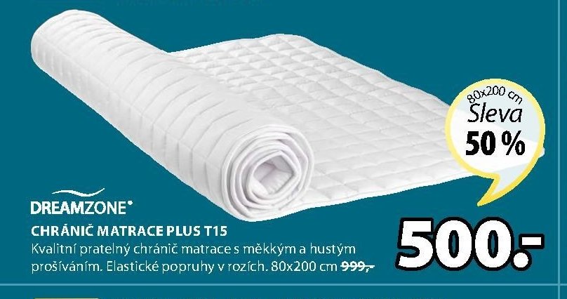 CHRÁNIČ MATRACE PLUS T15
