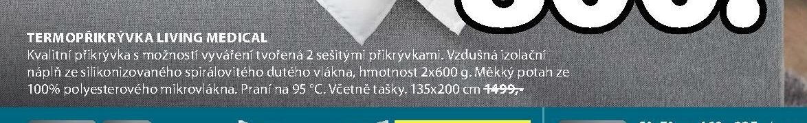Termopřikrývka Living Medical