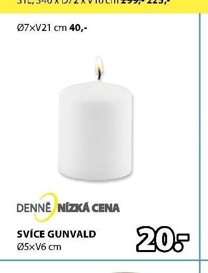 Svíce GUNVALD