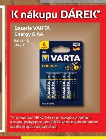 Baterie VARTA Energy 6 AA