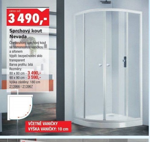 Sprchový kout Nevada