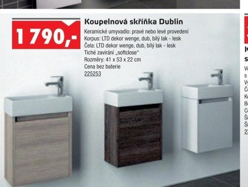 Koupelnová skříňka Dublin