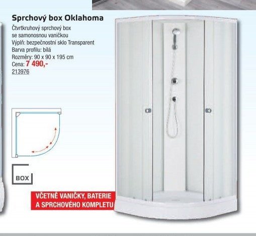 Sprchový box Oklahoma