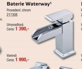 Baterie Waterway umyvadlová