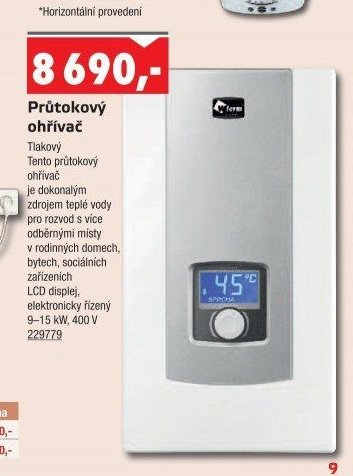 Průtokový ohřívač