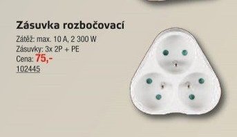 Zásuvka rozbočovací