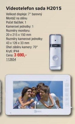 Videotelefon sada H2015