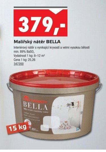 Malířský nátěr BELLA