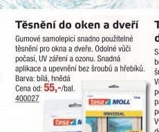 Těsnění do oken a dveří
