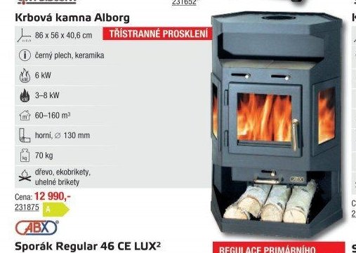 Krbová kamna Alborg