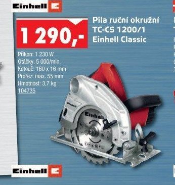 Pila ruční okružní TC-CS 1200/1 Einhell Classic