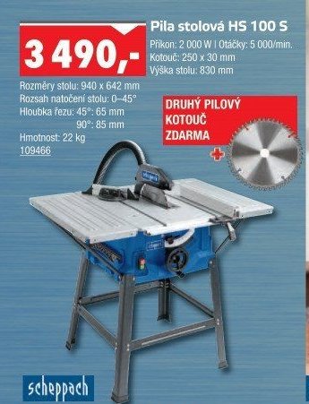 Pila stolová HS 100 S
