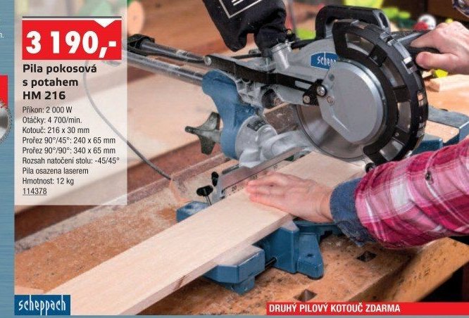 Pila pokosová s potahem HM 216