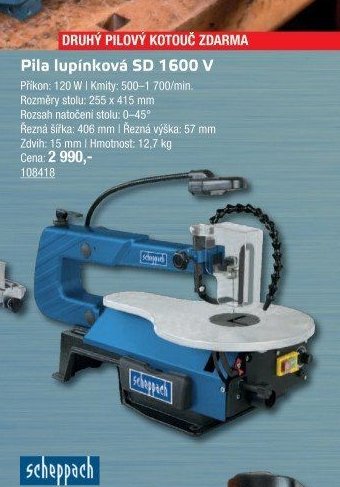 Pila lupínková SD 1600 V