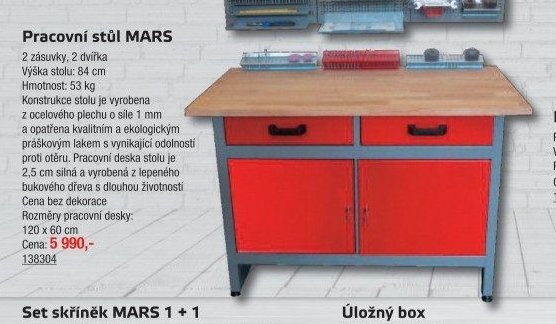 Pracovní stůl MARS