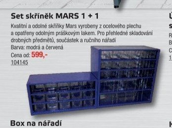 Set skříněk MARS 1 + 1