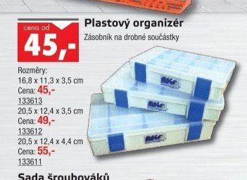 Plastový organizér
