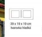 tvarovka hladká 39 x 19 x 19 cm