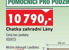 Chatka zahradní Lány