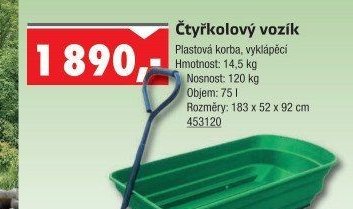 Čtyřkolový vozík