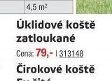 Úklidové koště zatloukané