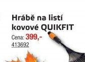 Hrábě na listí kovové QUIKFIT