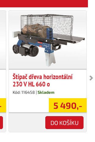 Štípač dřeva horizontální 230 V HL 660 o