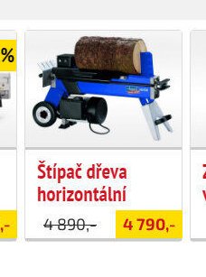 Štípač dřeva horizontální