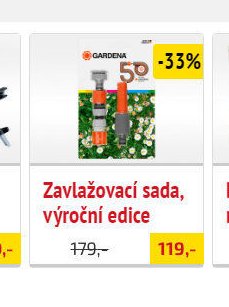 Zavlažovací sada, výroční edice