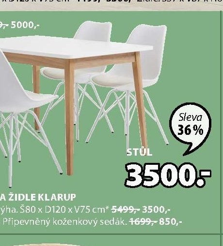JÍDELNÍ STŮL GAMMELGAB