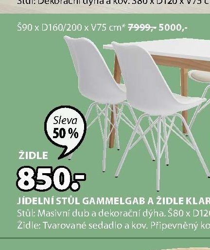 ŽIDLE KLARUP