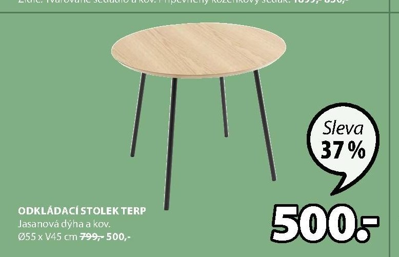 ODKLÁDACÍ STOLEK TERP