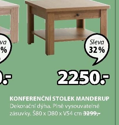 KONFERENČNÍ STOLEK MANDERUP