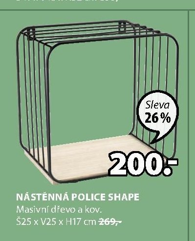 NÁSTĚNNÁ POLICE SHAPE