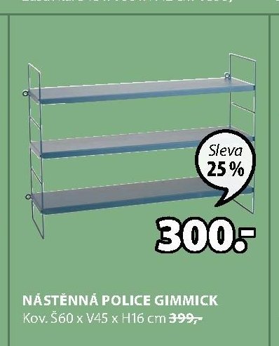 NÁSTĚNNÁ POLICE GIMMICK